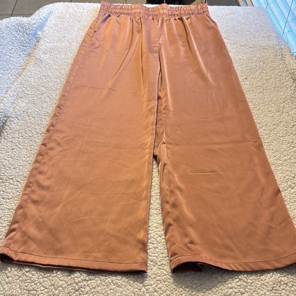 Sincerely Jules Shimmering Bronze Pants